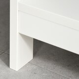 thumbnail of Mesa Consola de Entrada Recibidor con 2 Cajones 2 Estantes 100x30,5x80cm Blanco