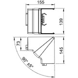 thumbnail of OBO Bettermann Inneneck GK-IH70130RW 6274440