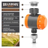 thumbnail of Brandson Bewässerungsuhr - Wasserzeitschaltuhr - Bewässerungssteuerung - Bewässerungssystem - einfache manuelle Bewässerung - automatisch - Timer