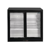 thumbnail of Rugbar met twee schuifdeuren Polar G serie zwart 198L