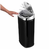 thumbnail of KITCHEN MOVE poubelle automatique 42l noir/inox bat-42ls02a black ss