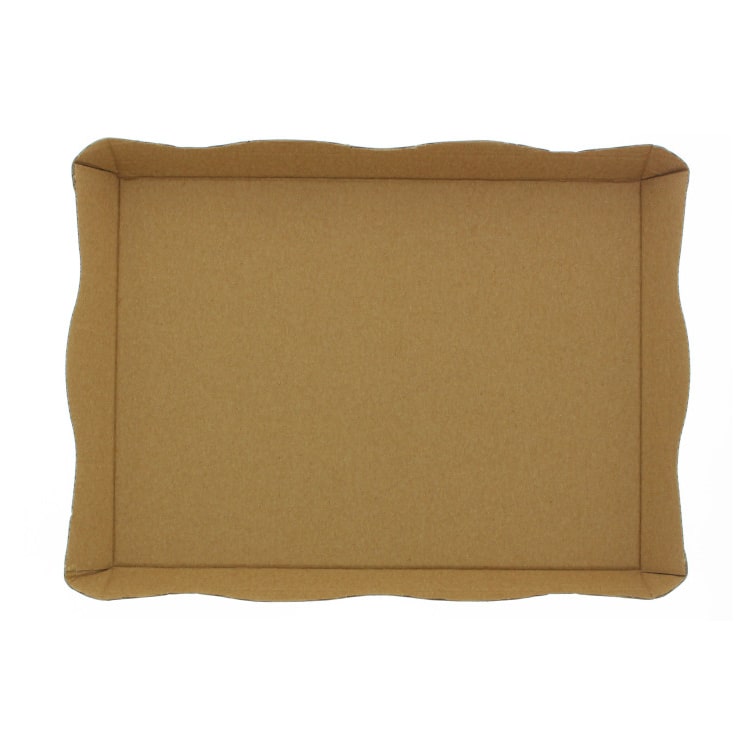 MONOUSO - Kartonnen dienblad Fast Food kraft (200 stuks)