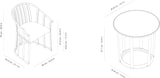 thumbnail of Resol RAFF Set 2+1 Silla Con Brazos-Mesa Interior, Exterior Burdeos