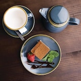 thumbnail of 6 Olympia Kiln koffieborden Ocean | 17,8cm | Porselein | Bord vaatwasmachinebestendig