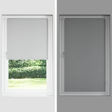 thumbnail of vidaXL Verdunkelungsrollo Grau 45x175 cm Stoffbreite 40,7 cm Polyester