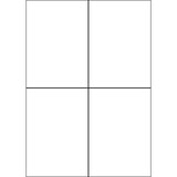 thumbnail of Postkarten 148x105 mm 170 g/qm beidseitig beschichtet matt 100 Stück Packung mit 5 Stück