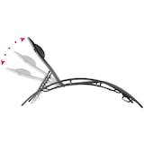 thumbnail of tectake Lot de 2 transats avec coussin de tête - noir -403067