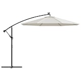 thumbnail of vidaXL Vervangingsdoek voor zweefparasol 350 cm zandwit