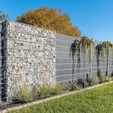 thumbnail of Bande brise-vue en résine tressée pour clôture rigide 19 x 255 cm Anthracite Rattan Art