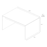 thumbnail of SARMOG SCRIVANIA L120 IN KIT  in truciolare nobilitato color bianco fiammato