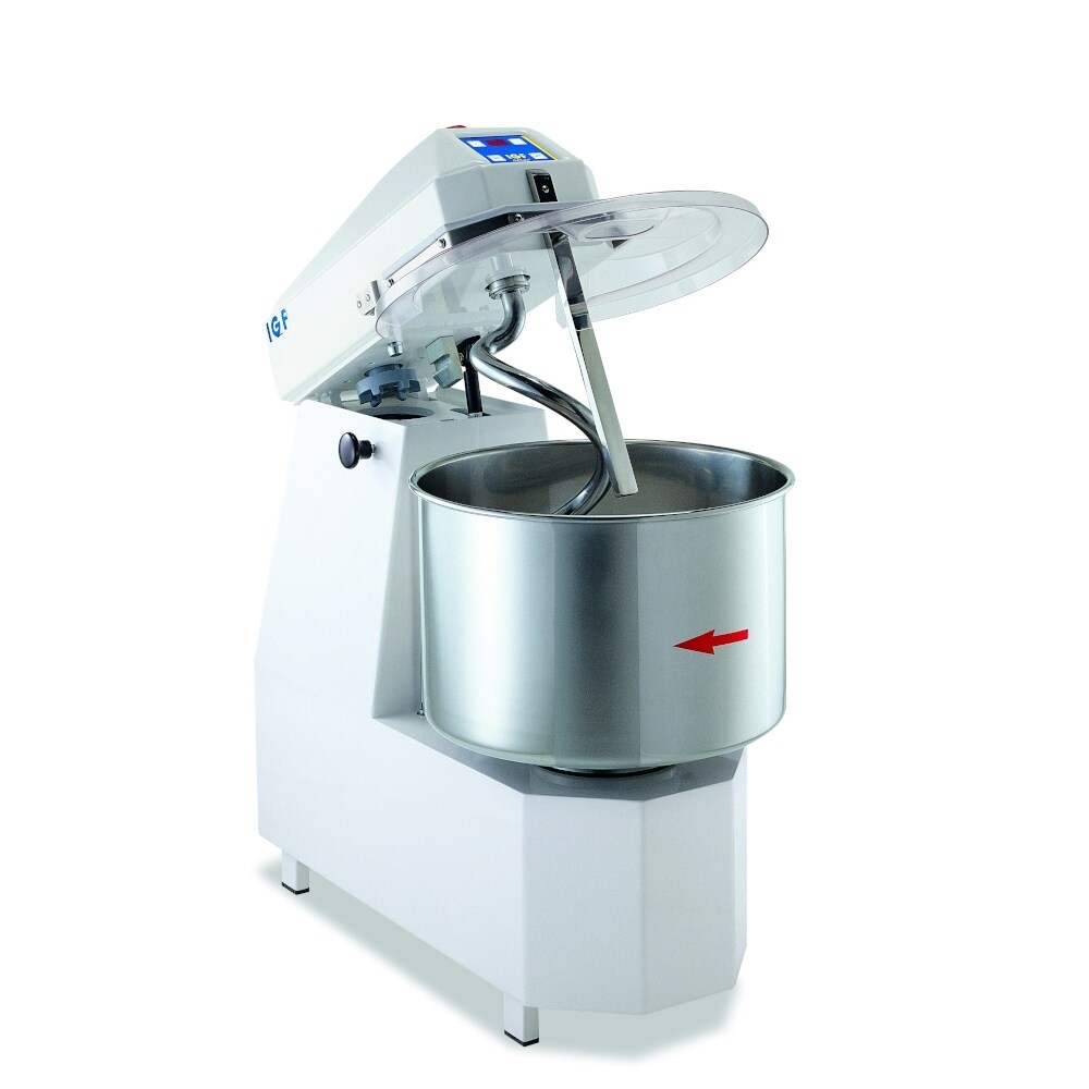 Impastatrice a Spirale IGF S12 TOP Capacità 16 lt Testa Soll. - Trifase