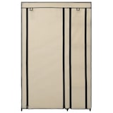 thumbnail of vidaXL Faltschränke 2 Stk. Creme 110x45x175 cm Stoff