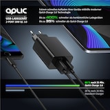 thumbnail of Aplic USB-Ladegerät 3000 mA, 2-Port, 30W, Quick Charge 3.0 (QC 3.0) Schnelladefunktion