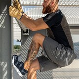 thumbnail of Reebok - Baskets de sécurité basses bleu marine en microfibres S1P SRC ESD #00007f Taille 45