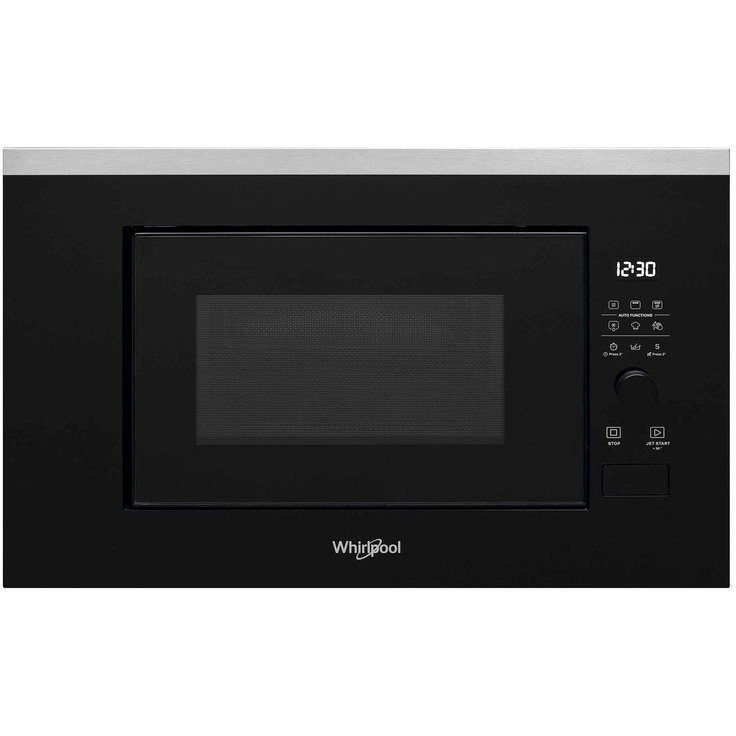 Whirlpool WMF201G Mikrowelle Integriert Grill-Mikrowelle 20 l 800 W Schwarz, Edelstahl