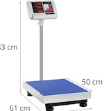 thumbnail of Steinberg Systems - Platformweegschaal - 150 kg / 0,01 kg - 50 x 40 cm - LED