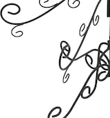 thumbnail of vidaXL Metall-Weihnachtsbaum für Dekorationen Schwarz 150 cm