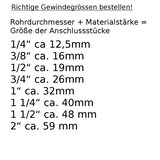 thumbnail of Schraubfitting T-Stück 26 x 3, 1 Zoll AG, Verbinder für Trinkwasser