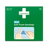 thumbnail of 10x Cederroth Soft Foam Bandage 4,5 m x 6 cm blau
