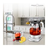 thumbnail of ProfiCook PC-WKS 1167 G Tee-/Wasserkocher 1,5l 2200Watt Edelstahl/Glas