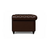 thumbnail of Chesterfield Bank - 3 Zits - Mokka Donker Bruin - Leer - Sofa - Bankstel - Chesterfield