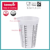 thumbnail of Keeper Mario - 2er Pack Messbecher 250 ml transparent/schwarz