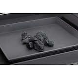 thumbnail of METRO PROFESSIONAL Barbecue a carbonella con ruote, 178 x 91 x 102 cm, coperchio di protezione e vano portaoggetti, acciaio/acciaio inox, nero