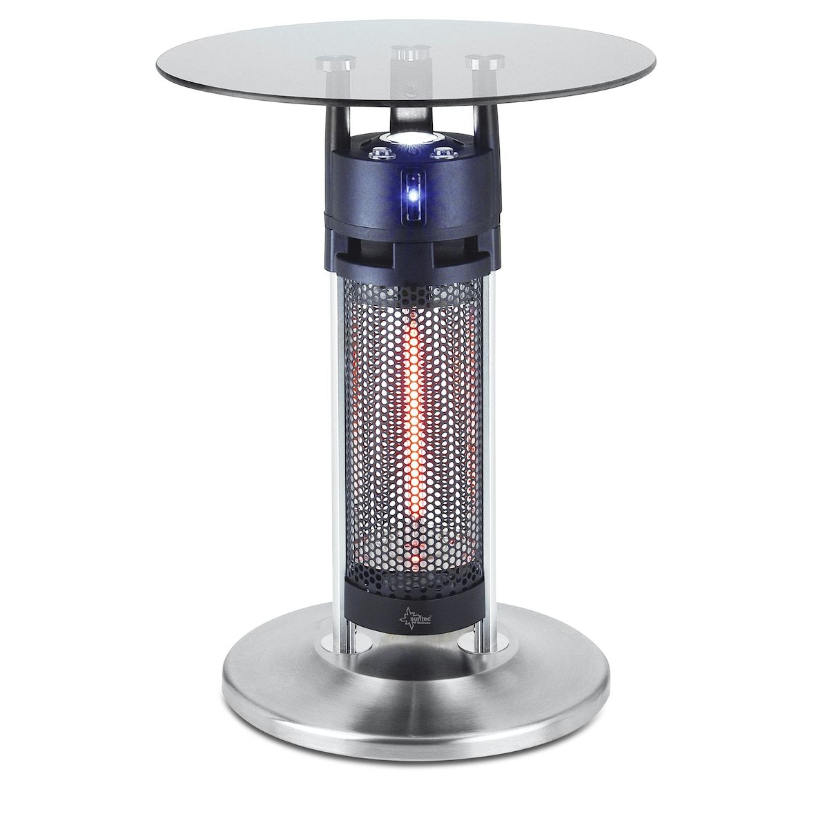 Heat Patio 1200 glass table 65 cm 