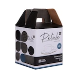 thumbnail of Coffret de 6 tasses à café avec sous tasses 10 cl Pétale -  10.00 cl Blanc Rond Porcelaine Table Passion 10.00x7.00 cm