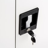 thumbnail of tectake Armario archivador con cierre de seguridad y 5 alturas  gris - 402483