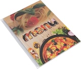 thumbnail of Menükarte A4 mit 6 Hüllen PVC Pizza