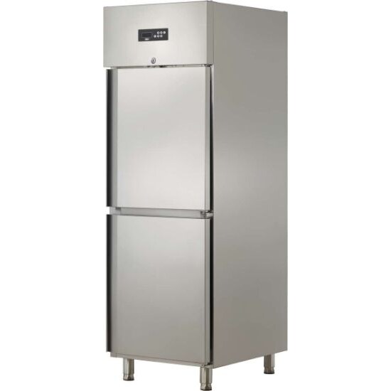 Armoire réfrigérée négative 2 portes pleines 610 L - Inox