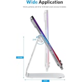 thumbnail of TOJ Aluminium Tabletstandaard - Verstelbare Tablethouder - Telefoonhouder - Statief - Zilver