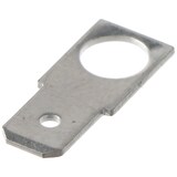 thumbnail of FASTON-Adapter M6 AUF FASTON 6,3 Faston Kontakt 6,3mm mit Ringöse M6, 45° gebogen