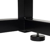 thumbnail of Eck-Schreibtisch HWC-K66, Computertisch Arbeitstisch, MVG-zertifiziert 76x140x140cm, MDF Metall ~ dunkelbraun