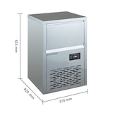 thumbnail of GastroHero Vollwürfel Eisbereiter ECO 30 kg