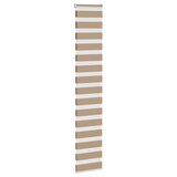 thumbnail of vidaXL Doppelrollo Sandbraun 50x230 cm Stoffbreite 45,9 cm Polyester