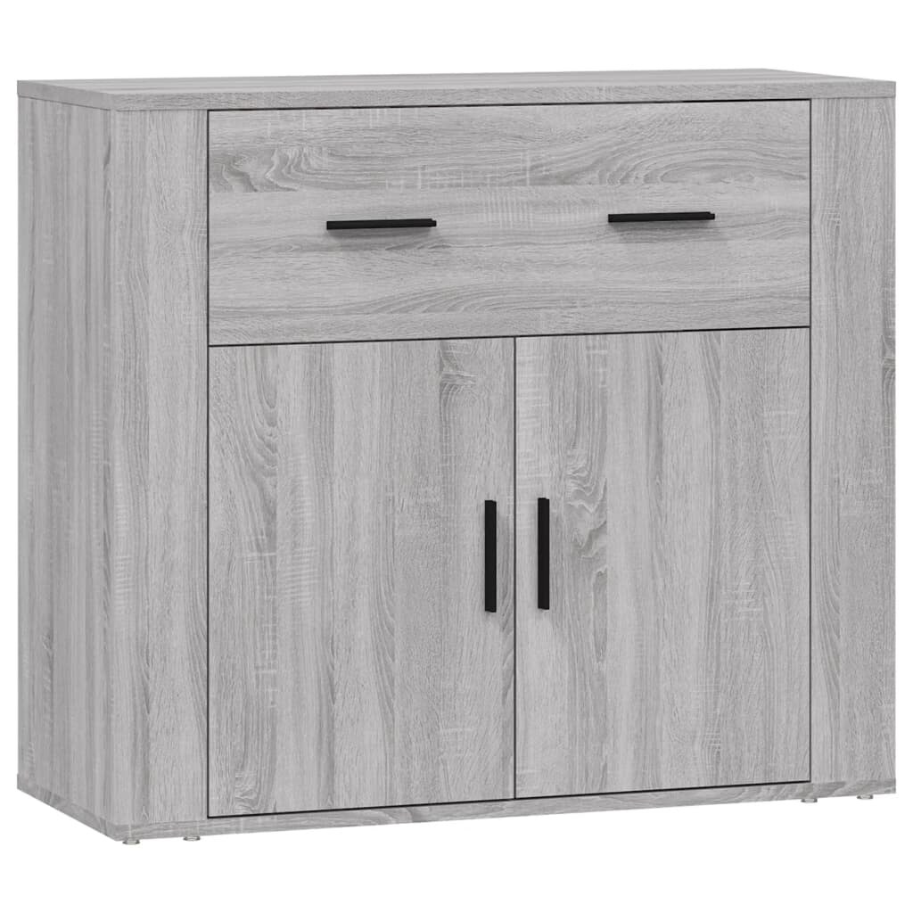 Helloshop26 - Buffet Sideboard Kommode Kleiderschrank Aufbewahrungsmöbel Organizer Küche Wohnzimmer Sonoma 80 x 33 x 70 cm 02_0036535