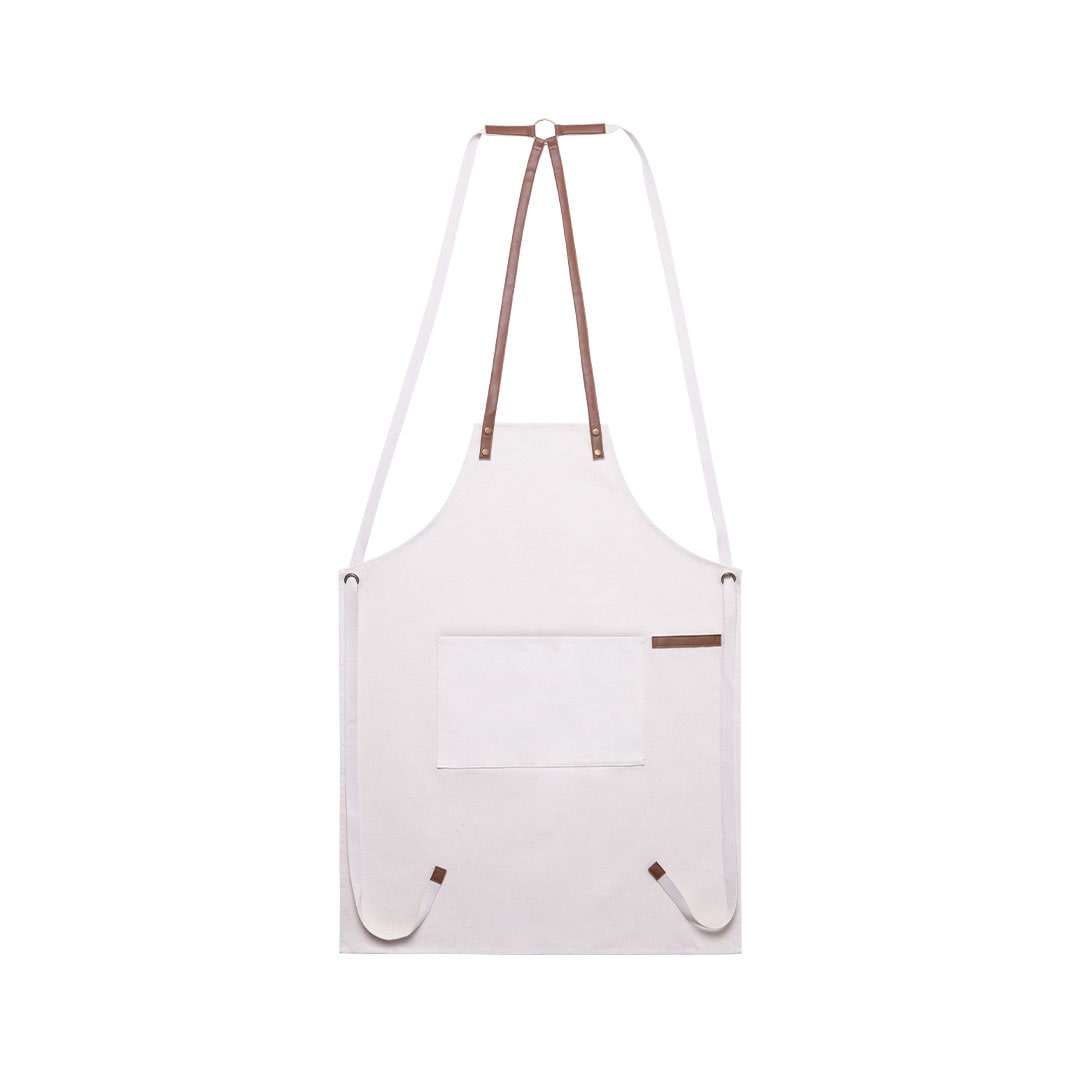 Hochwertige Schürze aus Canvas-Baumwollmaterial mit 340 g/m2