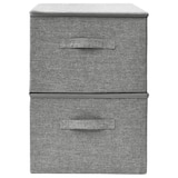 thumbnail of vidaXL Aufbewahrungsboxen 2 Stk. Stoff 43x34x23 cm Grau