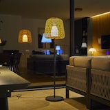 thumbnail of Lumisky Lampadaire d'extérieur filaire TALL BOHEME E27 H150cm Polyrotin Marron