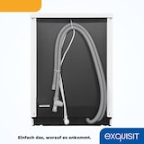 thumbnail of Exquisit Geschirrspüler GSP9414-030D weiss | Standgerät | 14 Maßgedecke | Weiss