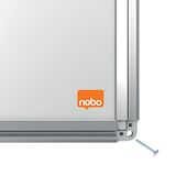 thumbnail of NOBO Lavagna Bianca Magnetica PREMIUM PLUS, Acciaio Laccato, 900x600mm, Cornice in alluminio, Montaggio ad angolo, Vaschetta Porta Accessori, 1915155