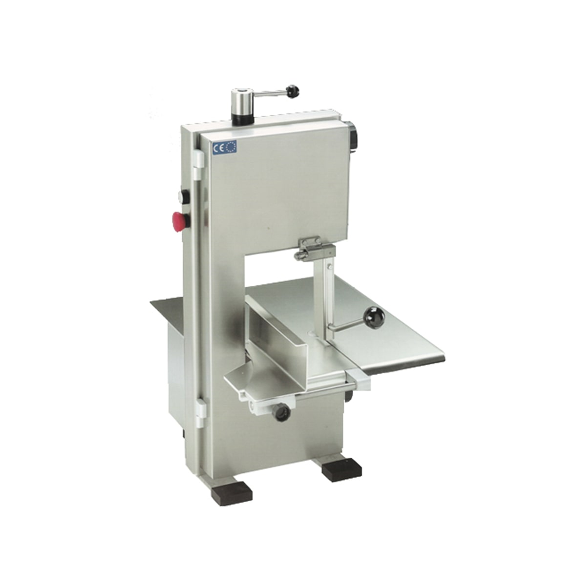 Sierra MEDOC ST-200 CE MONOFÁSICA con Poleas en INOX