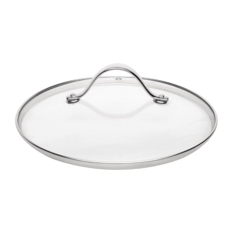 Couvercle en verre pour casserole 200mm - 208 x 208 x 60 mm - VOGUE