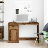 thumbnail of vidaXL Schreibtisch mit Tür Altholz 50 x 115 x 75 cm Holzwerkstoff