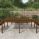 thumbnail of vidaXL Gartentisch Honigbraun 203,5x100x76 cm Massivholz Kiefer
