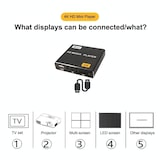 thumbnail of Passerelle Multimédia 4K Box TV Lecture Automatique HDMI Micro SD USB YONIS