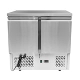 thumbnail of Gasfrit - Mesa refrigerada compacta  2 puertas de  acero inoxidable, 900 x 700 x 880 mm, 240 L,  alta calidad