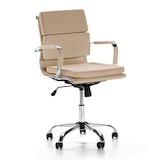 thumbnail of Fauteuil de Bureau Fenix inclinable Taupe, Cuir synthétique